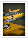The Lima Lima Flight Team maneuvering over the Missouri River