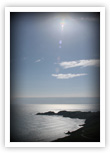 The Marin Headlands meets the Pacific Ocean