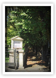 The entrance to Beringer Vineyards in Napa Valley