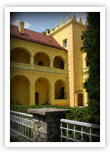 Medieval castle in Rogow, Opolski in southern Poland